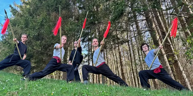 Gemeinsames Training draußen