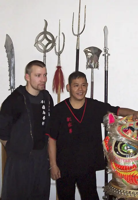 Großmeister Lau Kar Yung mit Sifu Dominik Spies